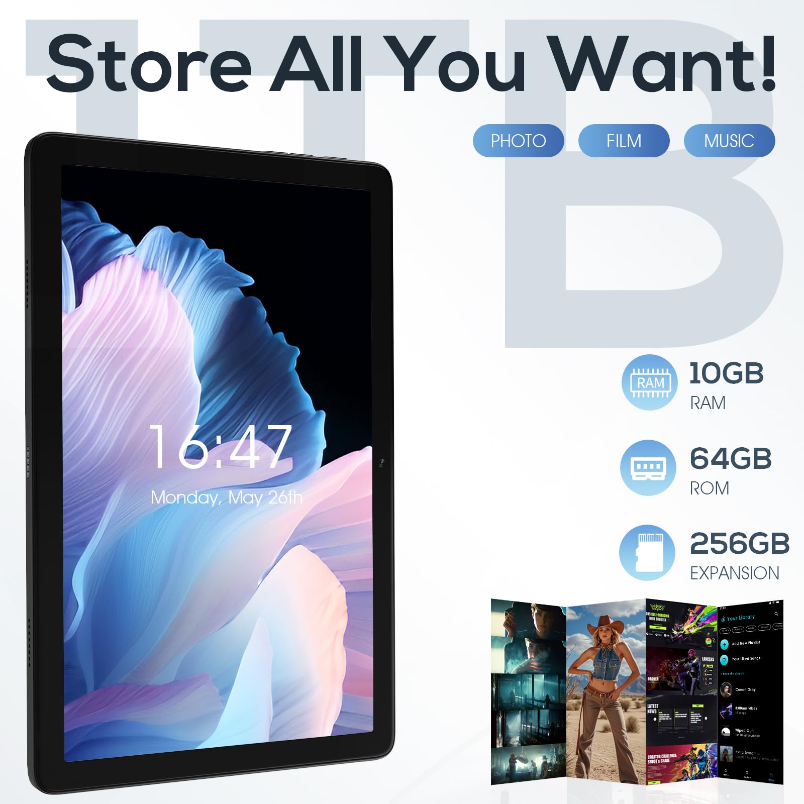Amazon.com : 2025 Android Tablet, 10.1